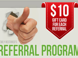 Newly Restored Hard Surface Cleaning & Restoration - Referral Program